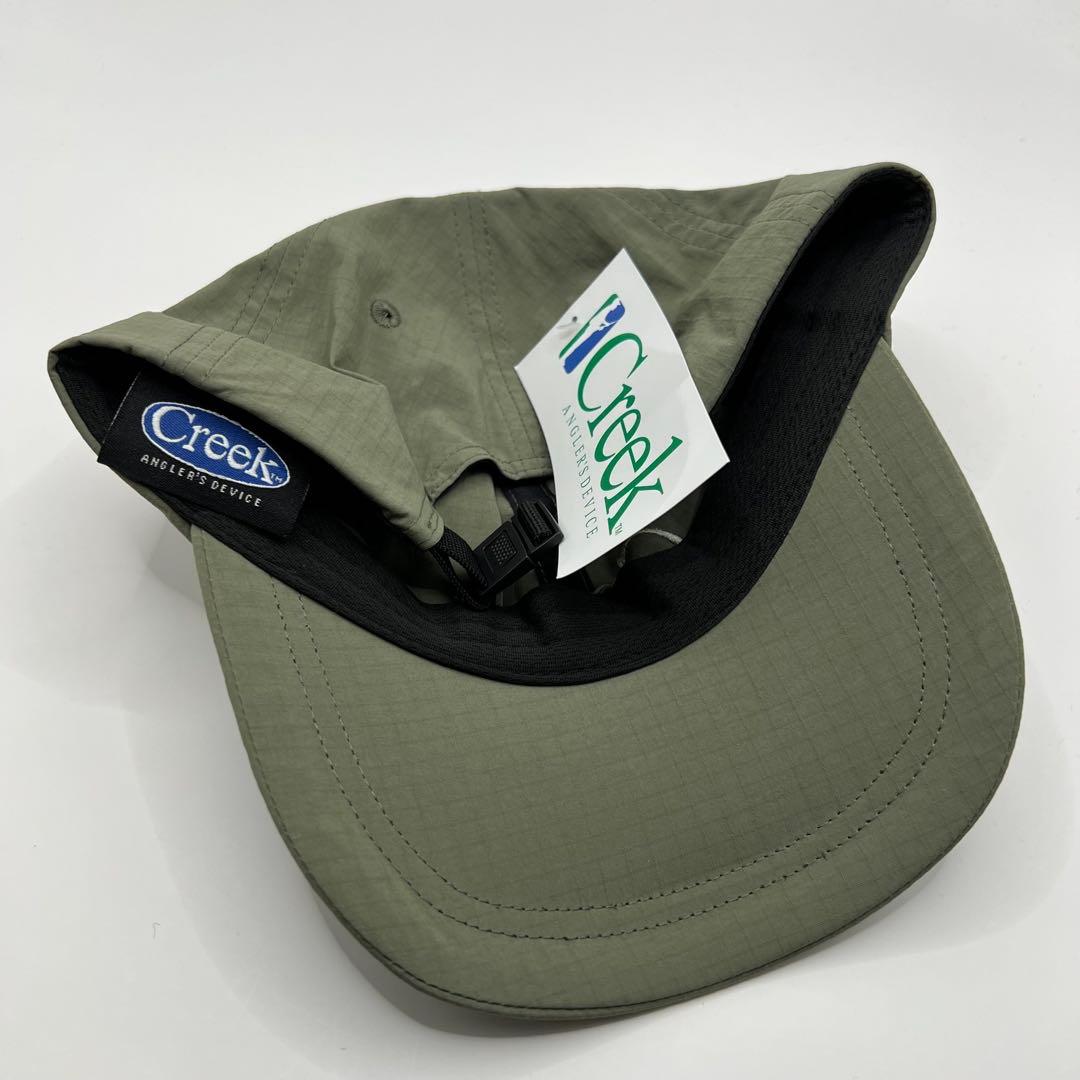 Creek logo cap khaki キャップ　スナップバック