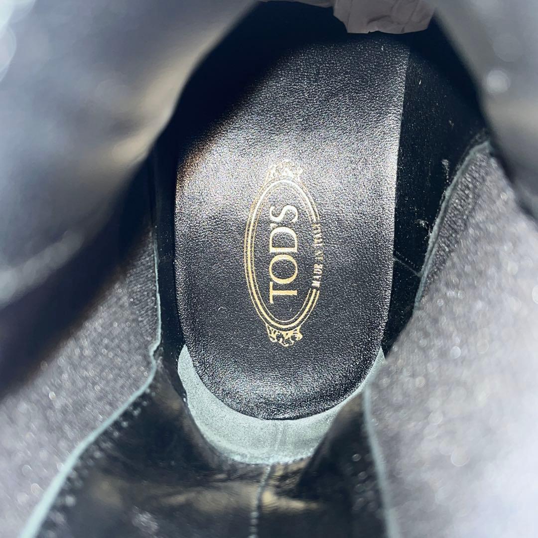 極美品✨　TOD’s　チェーン　サイドゴアブーツ　ショートブーツ