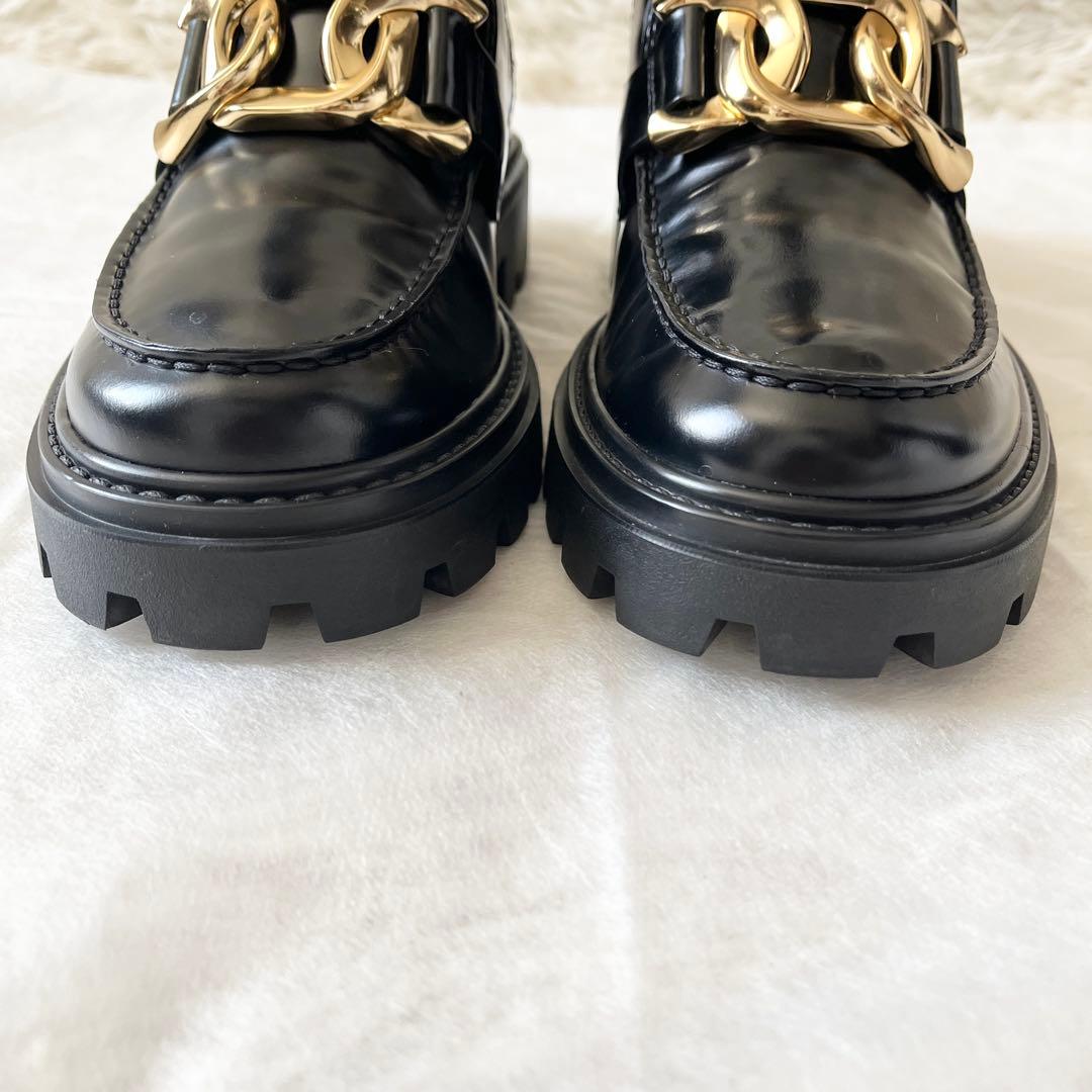 極美品✨　TOD’s　チェーン　サイドゴアブーツ　ショートブーツ