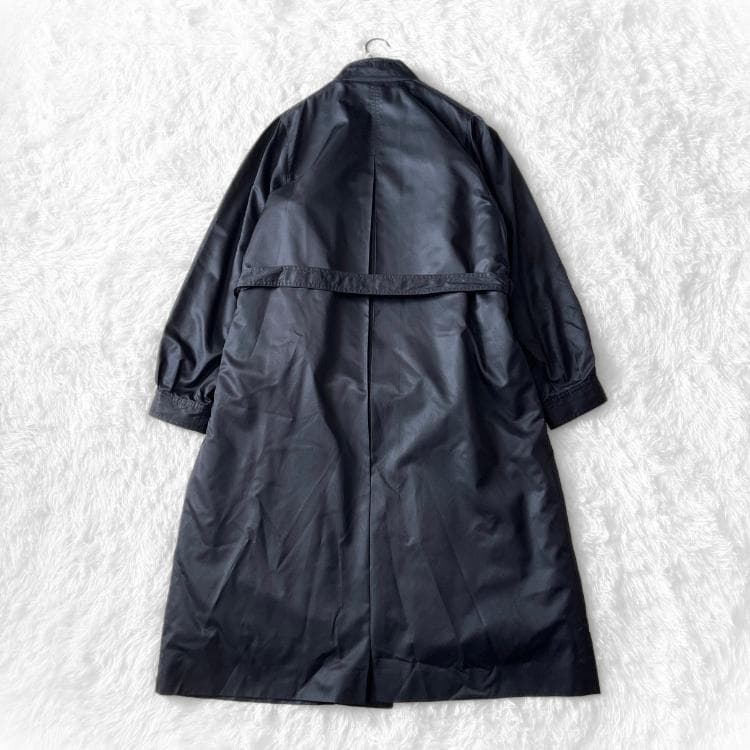 Mikapon 美品 Kanebosilkバンドカラー ロングコート