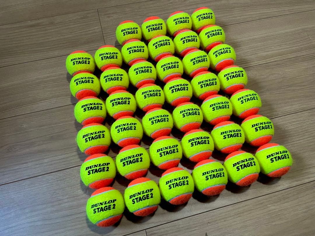 未使用に近い　即日発送　中古硬式テニス　オレンジボール40球