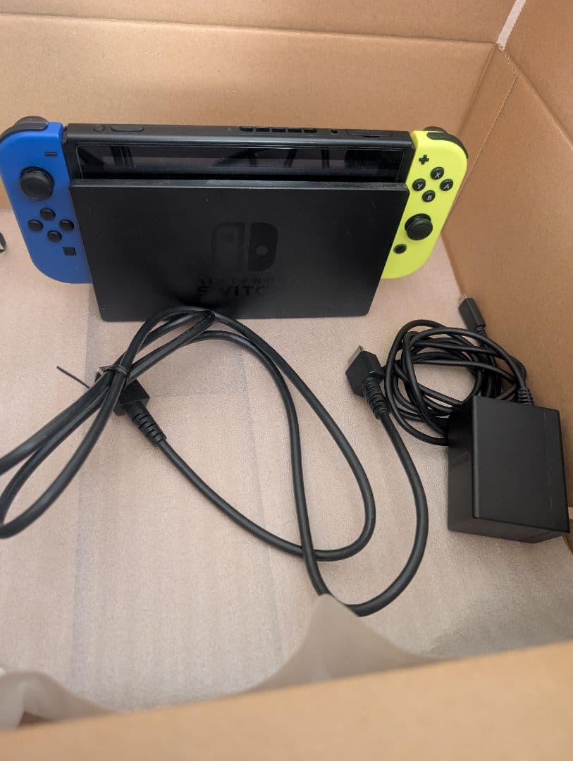 Nintendo Switch 本体 ブルー ネオンイエロー ジョイコン付き