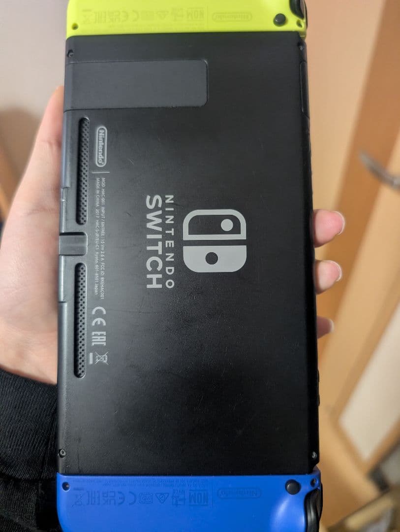 Nintendo Switch 本体 ブルー ネオンイエロー ジョイコン付き