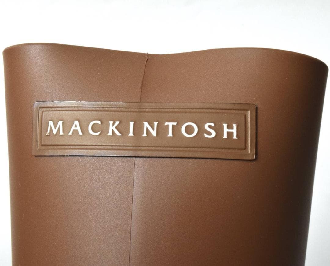 訳あり 未使用3.9万 マッキントッシュ WISTON レインブーツ 37 タン