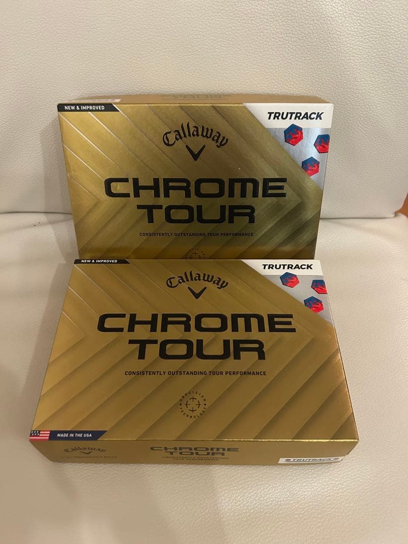 キャロウェイ(Callaway) ゴルフボール CHROME TOUR 2箱