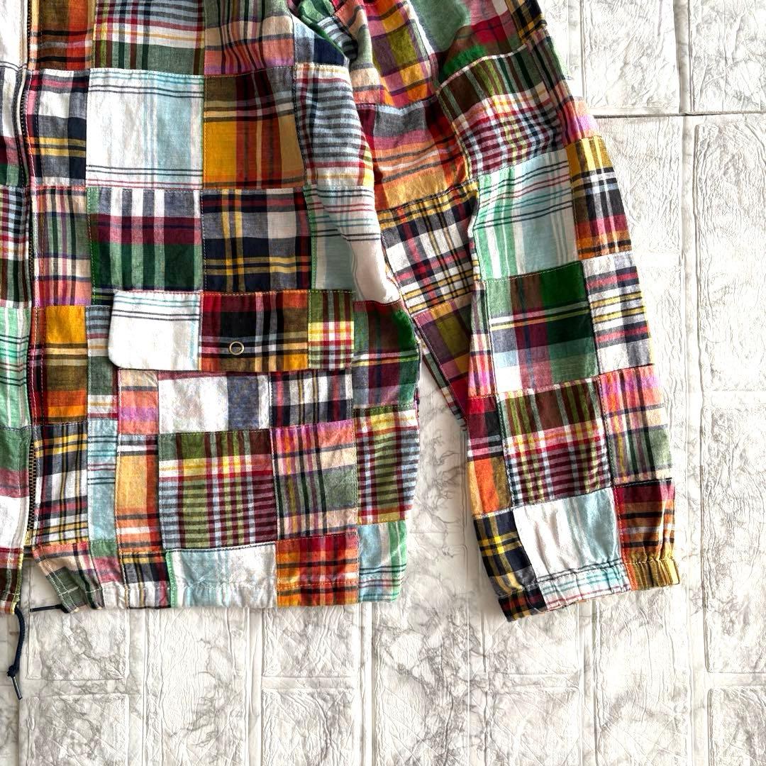 BEAMS PLUS ビームスプラス パッチワーク マドラスチェック ブルゾン