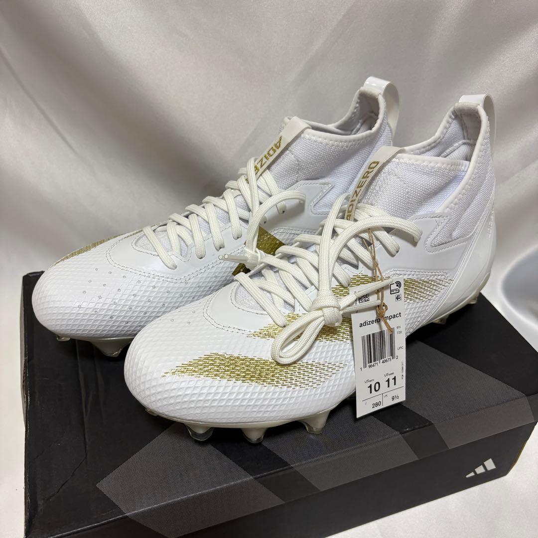 Adizero Impact Cleats　WHT/GLD　28.0㎝　H