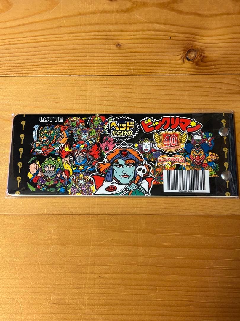 ヘッドだらけのビックリマンチョコ 40周年ミニアルバムシールホルダー 未使用品