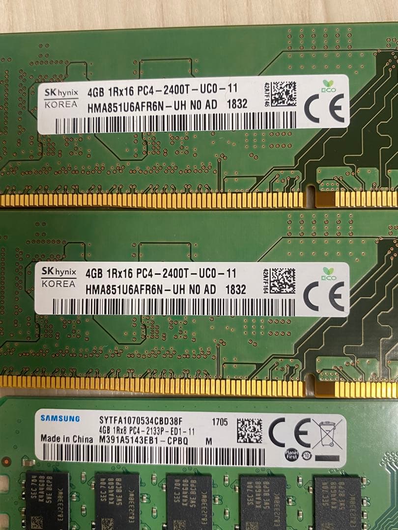 m*o様 メモリー 4GB PC4（4GBX6枚）