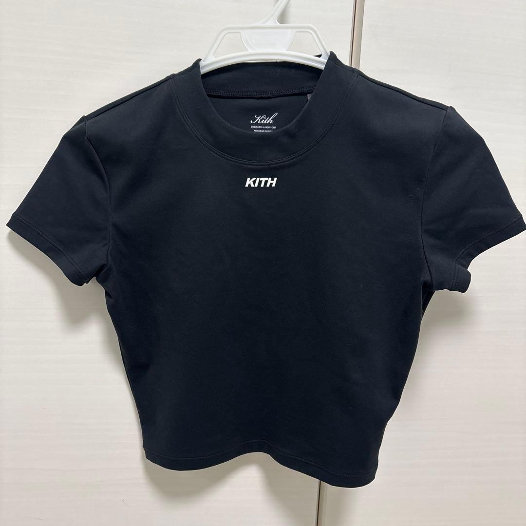 KITH クロップドTシャツ ブラック