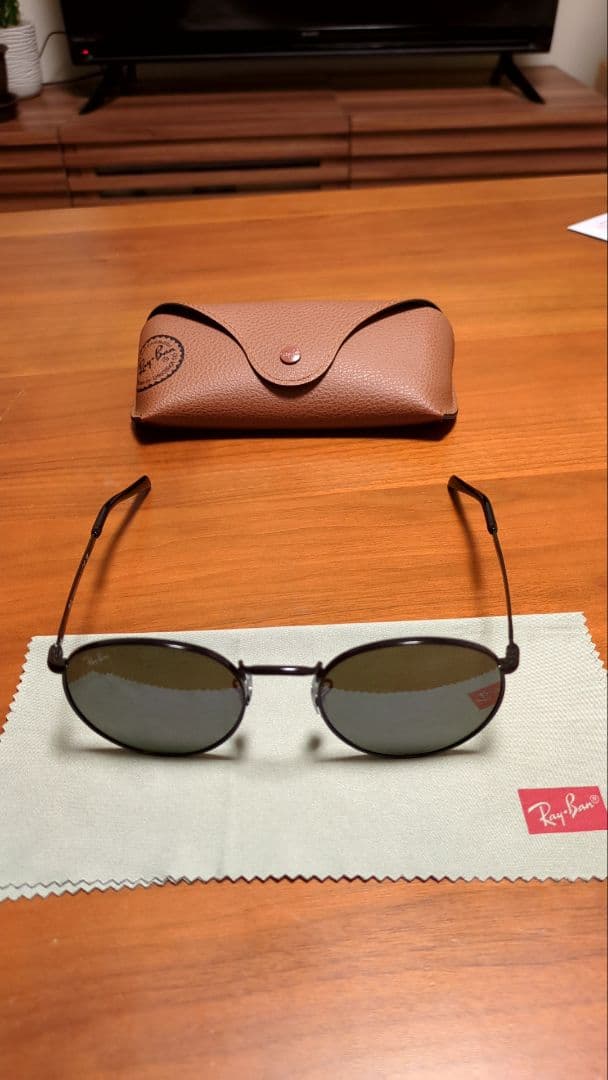 Ray-Ban サングラス ラウンド型 ケース/クロス付き【美品】