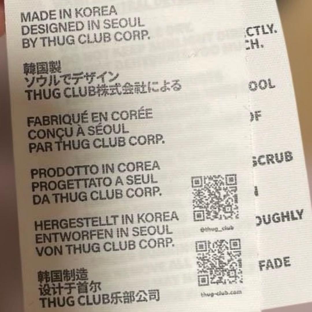 ロ*様 新品未使用 タグ付き　thug club タンクトップ ブラック　サイズ