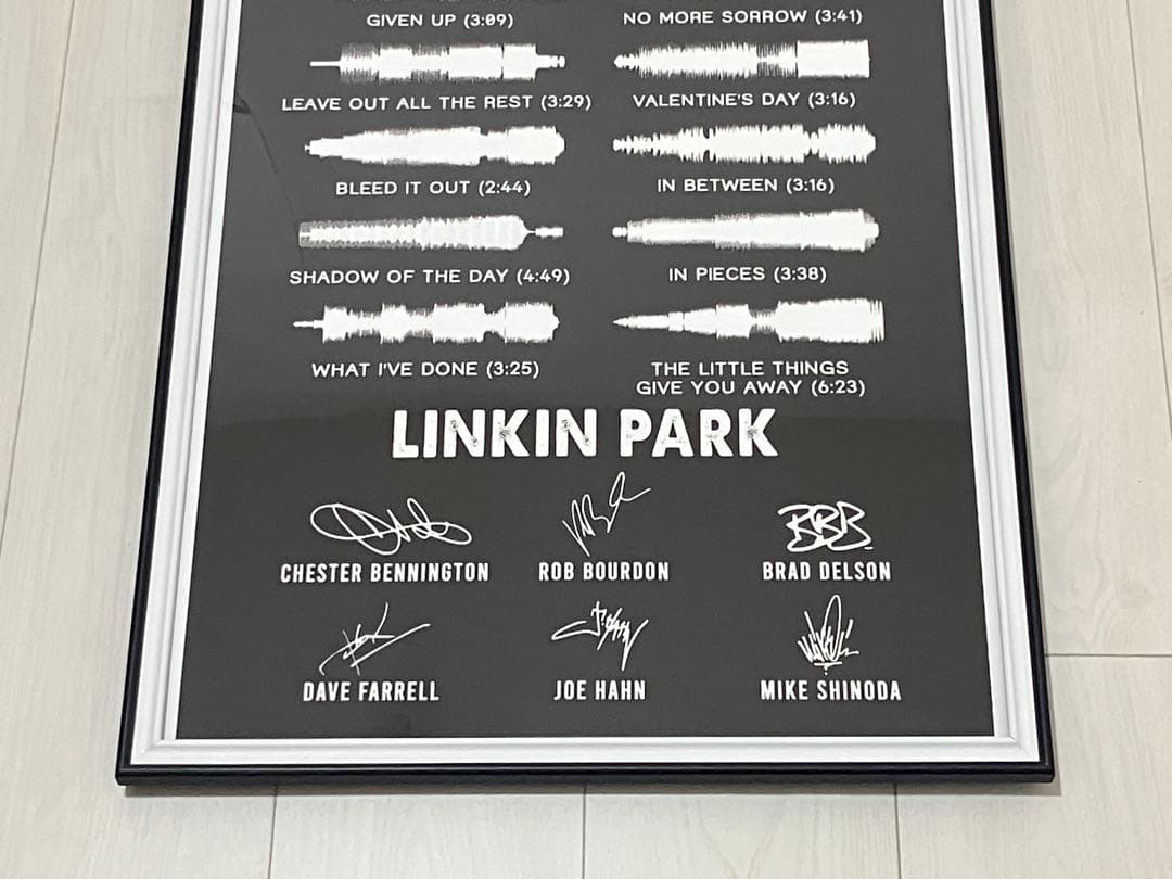 【額縁付き】 Linkin Park リンキンパークA2ポスター 波形