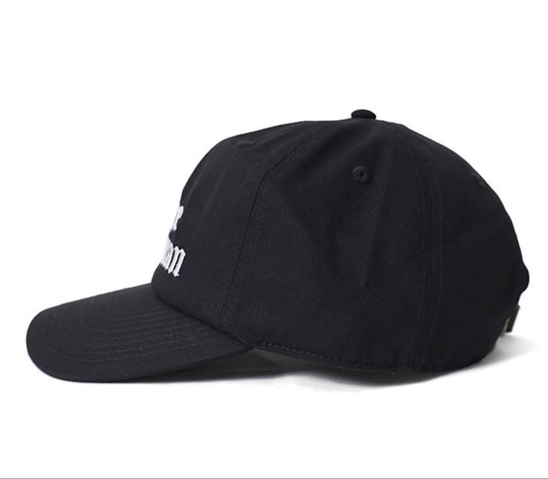 LASTMAN CAP ラストマンロゴ キャップ 帽子 BLACK ブラック