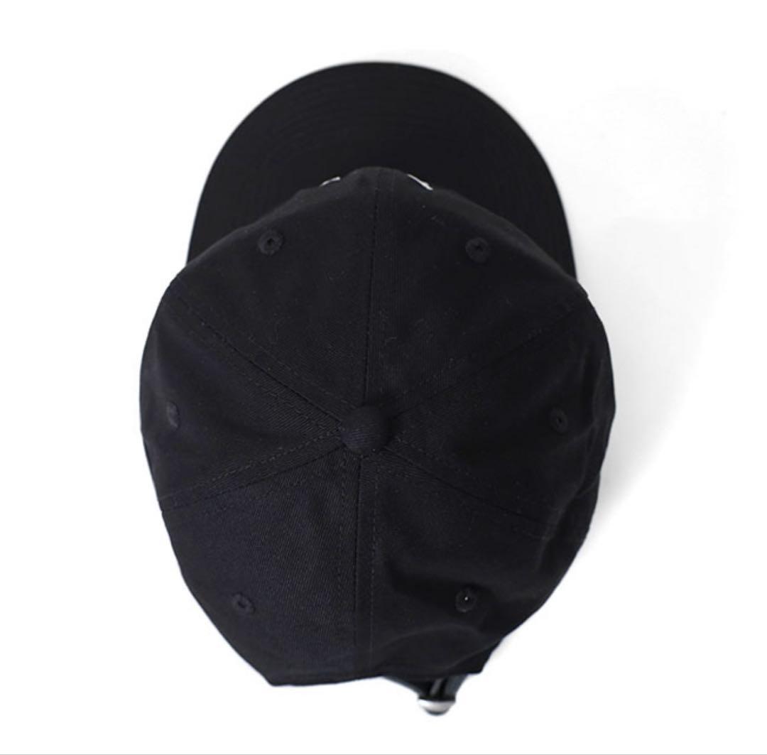 LASTMAN CAP ラストマンロゴ キャップ 帽子 BLACK ブラック
