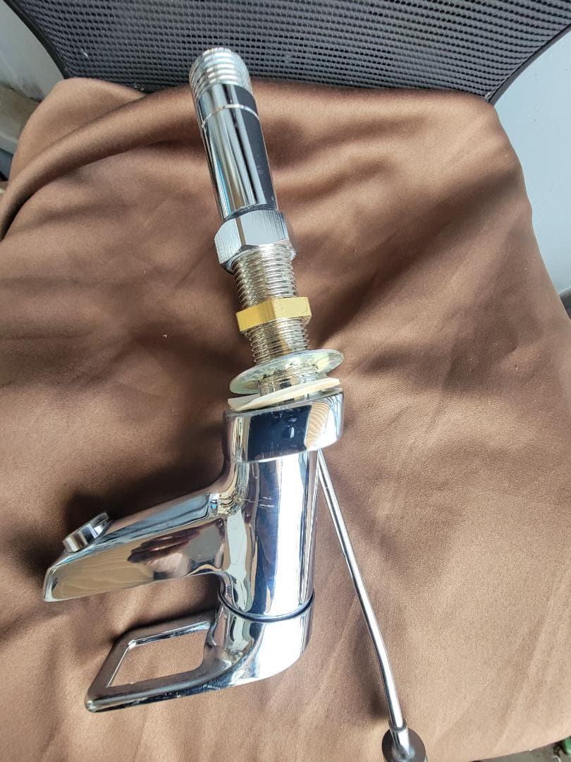 中古 TOTO シングルレバー混合水栓 2穴 洗面台 TLHG30AE