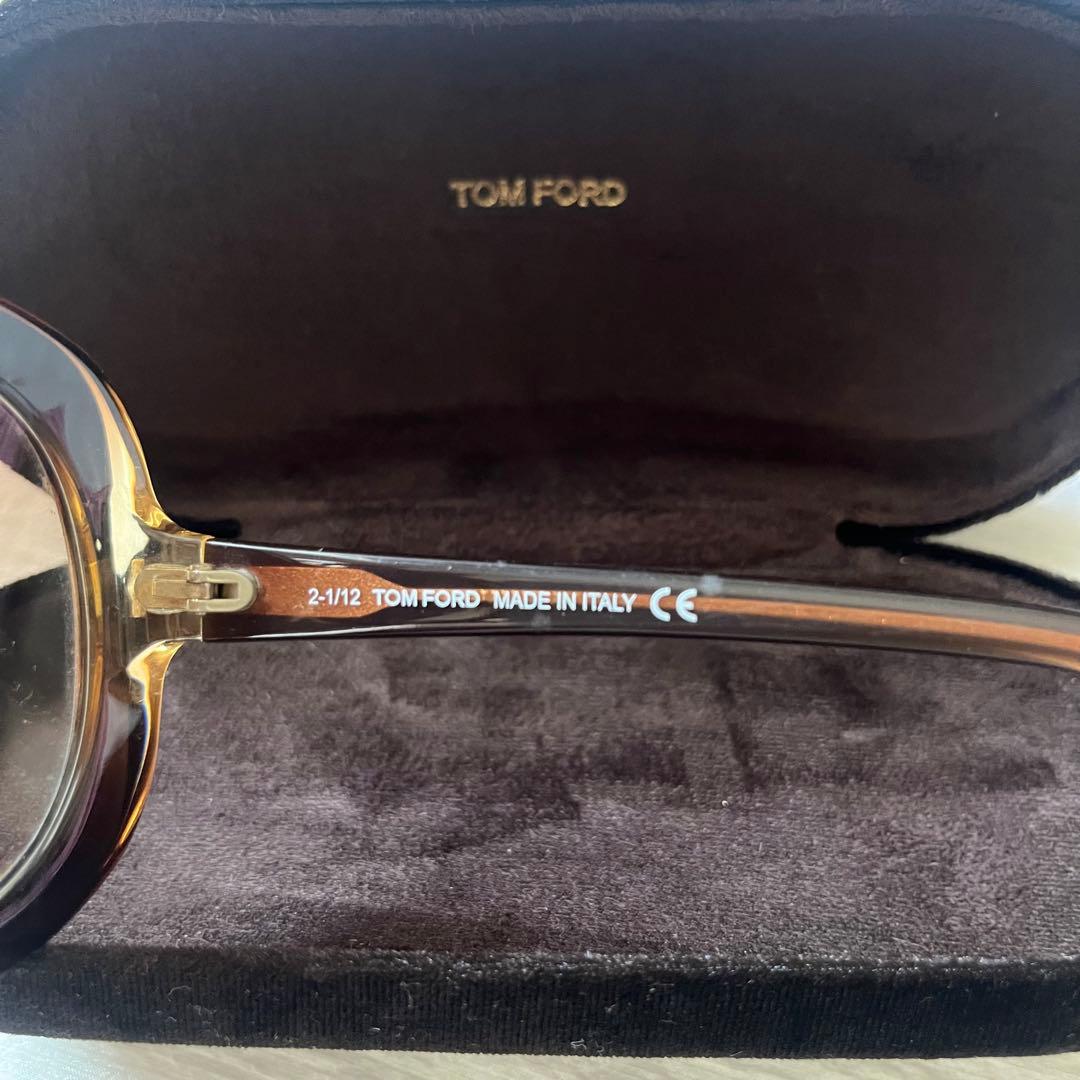 TOM FORD ブラウン サングラス ケース付き