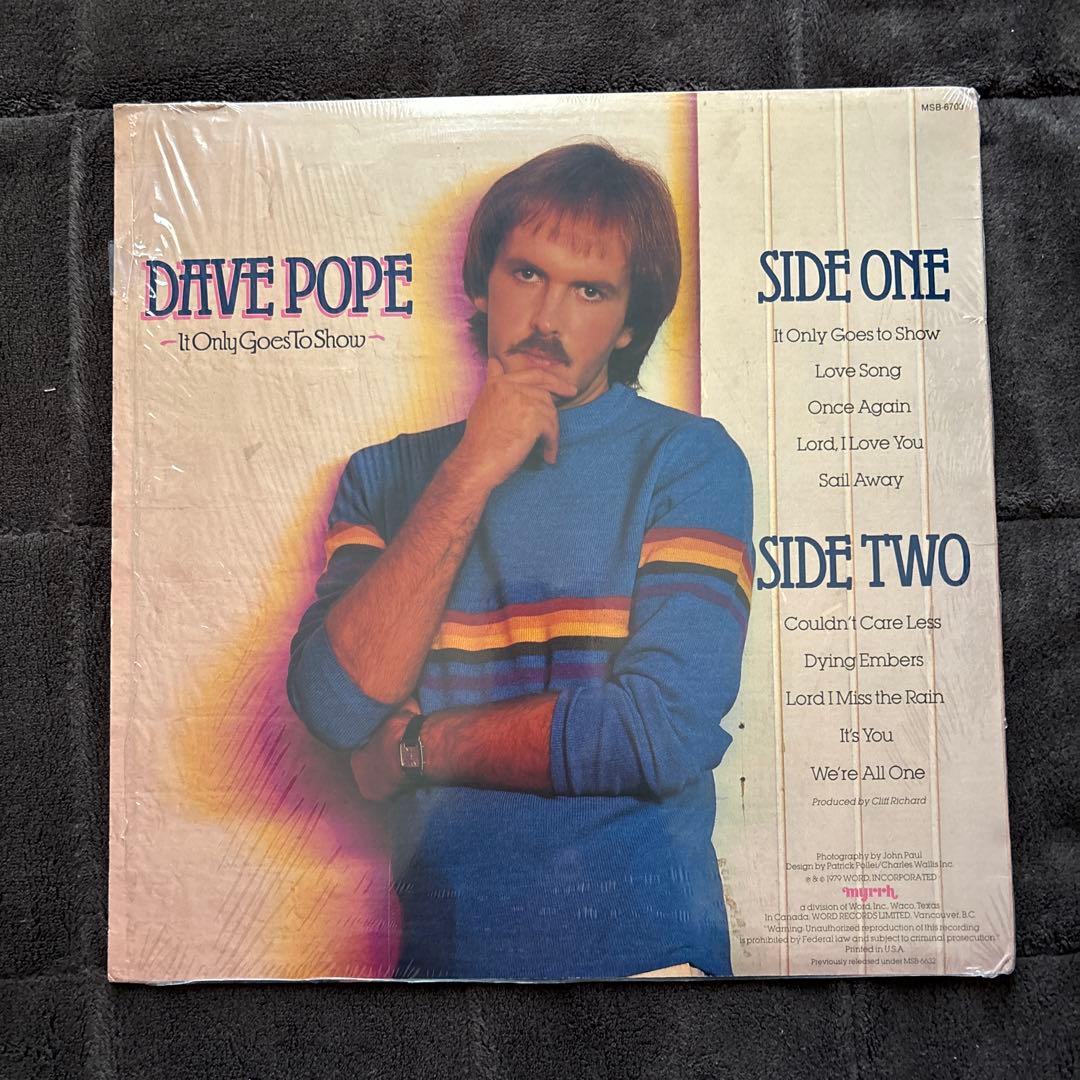 Dave Pope - It Only Goes To Show レコード