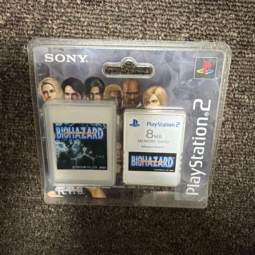 PS2 メモリーカード 8MB Premium Series BIOHAZAR…
