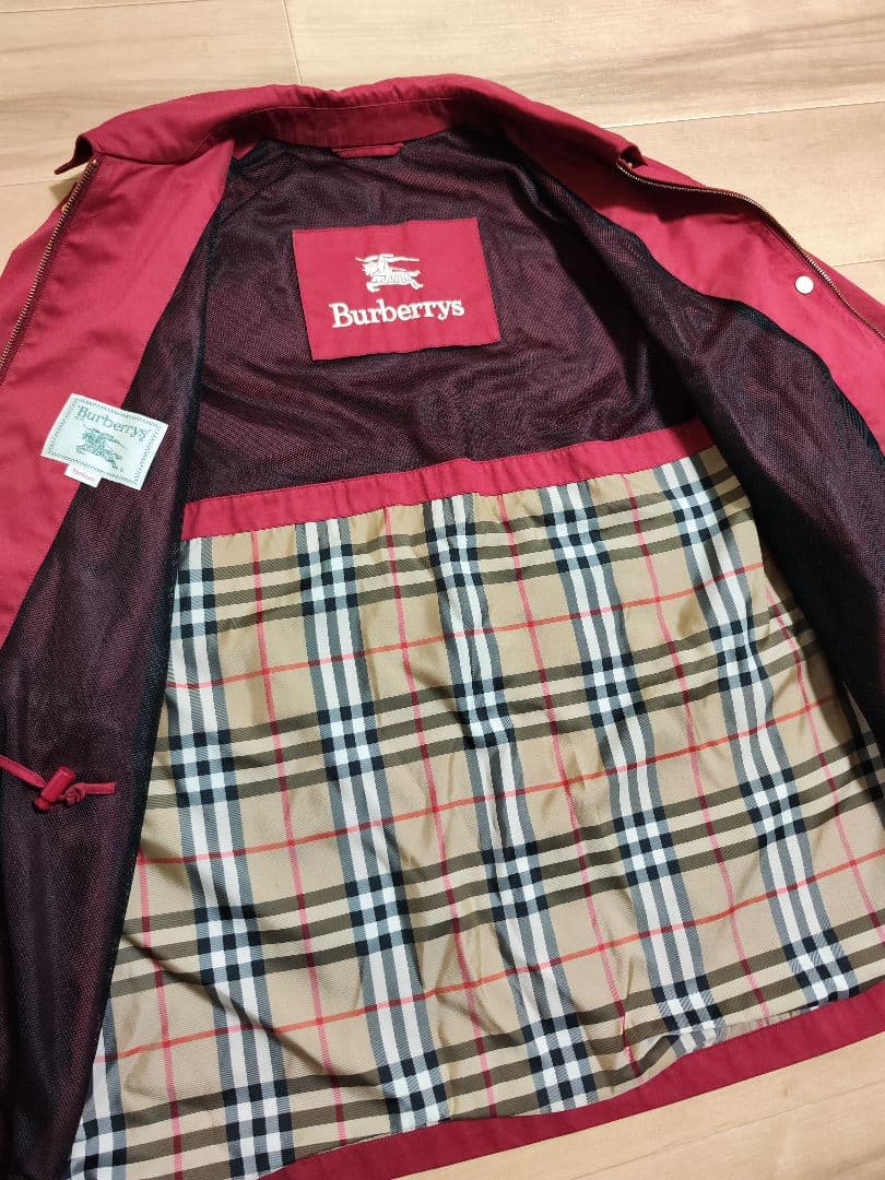 Burberry スプリングコート レッド レディースM