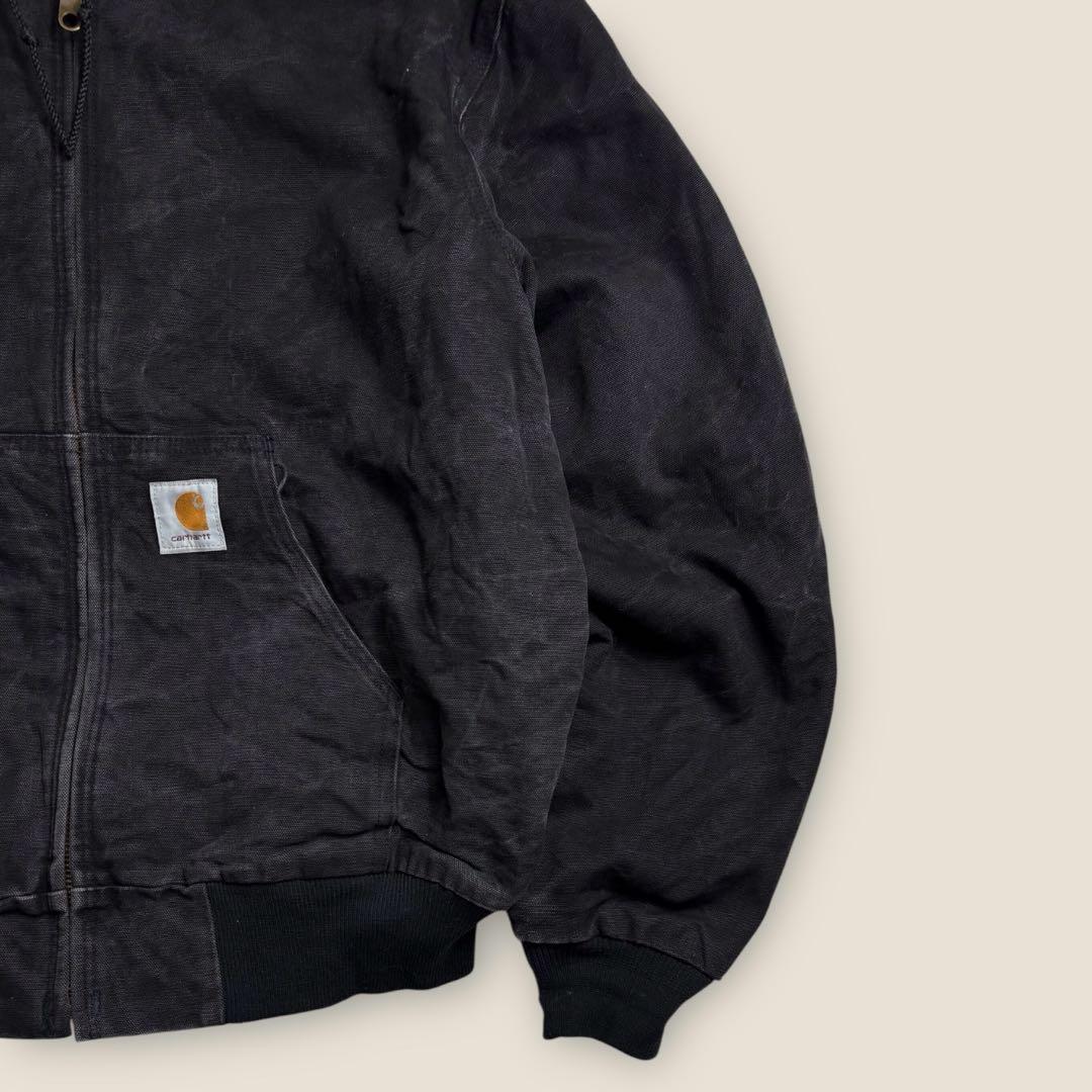 90’s USA製 Carhartt アクティブジャケット フェードブラック