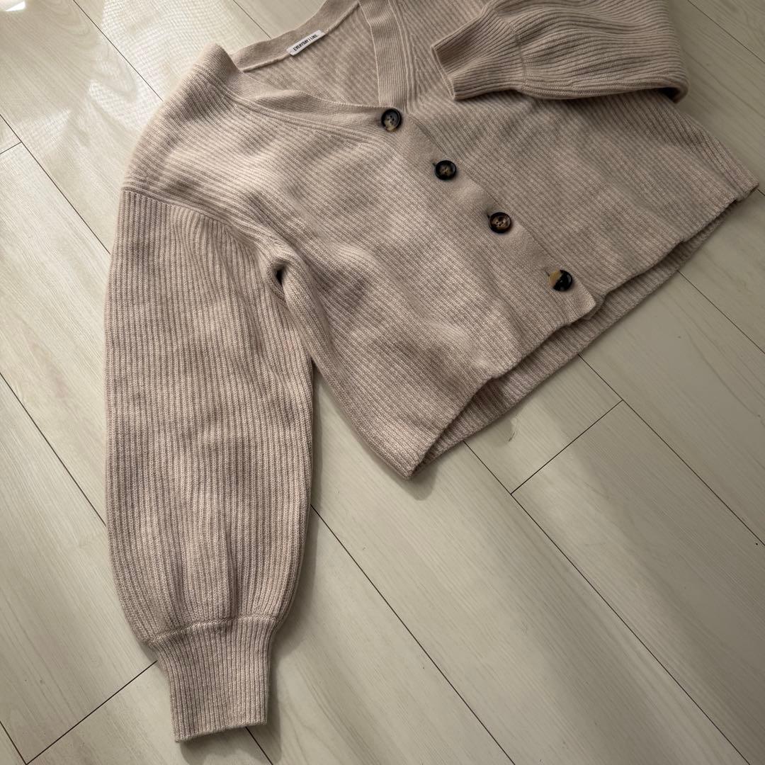 美品✨ドゥーズィエムクラス　カシミヤ　Cropped Vネック カーディガン
