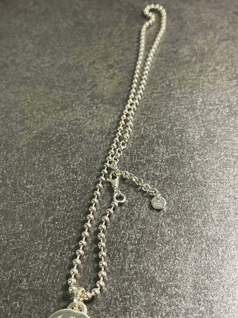 GUCCI インターロッキングG ボールチェーン ネックレス 美品 付属品完備