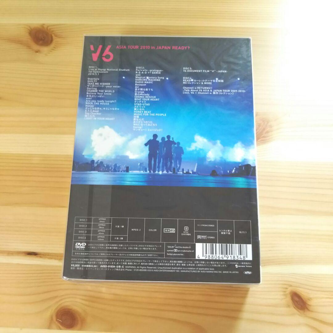 V6 ❤️ ASIA TOUR 2010 ❤ 初回限定 READY? 盤 DVD