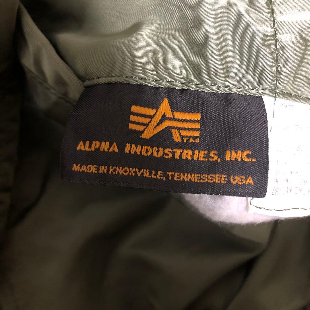USA製 80s ALPHA社 USAF MA-1 フライトジャケット カーキS