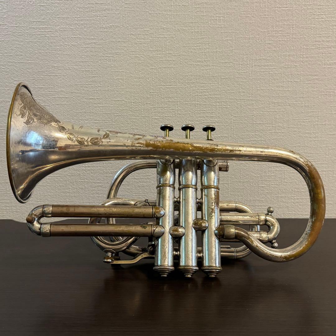激レア 博物館級 Riviere & Hawkes コルネット