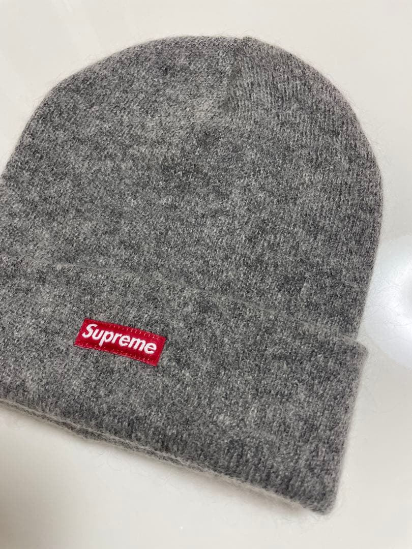 Supreme Mohair Beanie Grey グレー　美品　ビーニー