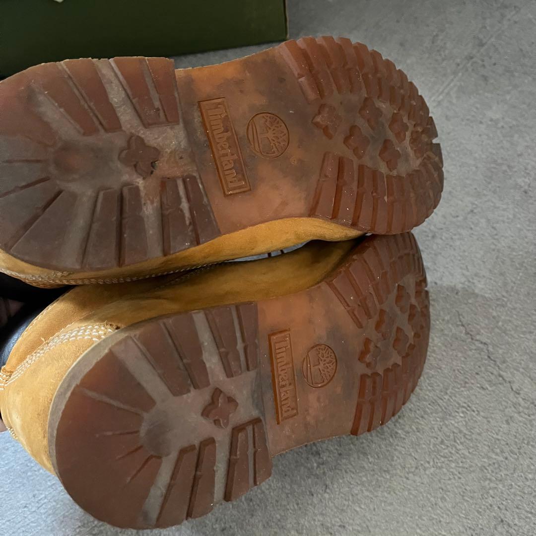 Timberland ワークブーツ ベージュ 箱付き　7.5 24.5㎝キャメル