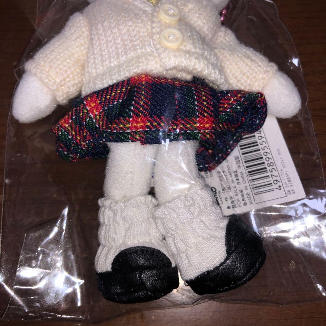 m*a様 足長キティ　ぬいぐるみ　マスコット　キーホルダー　セーラー服　長袖　ス