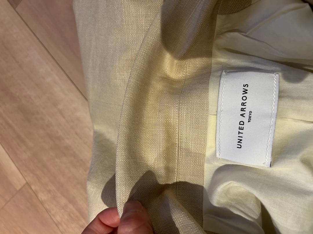 UNITED ARROWS ベージュ ダブルブレストジャケット 36