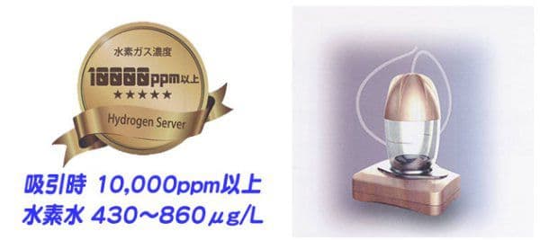 未使用　HEALING H2 Sui-Q 高濃度　水素水、水素吸入器　定価33万