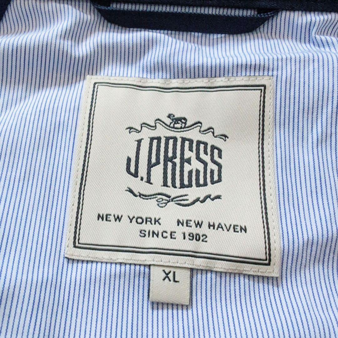 J.PRESS ハリントンジャケット（スイングトップ）ネイビー　XL　短丈　春