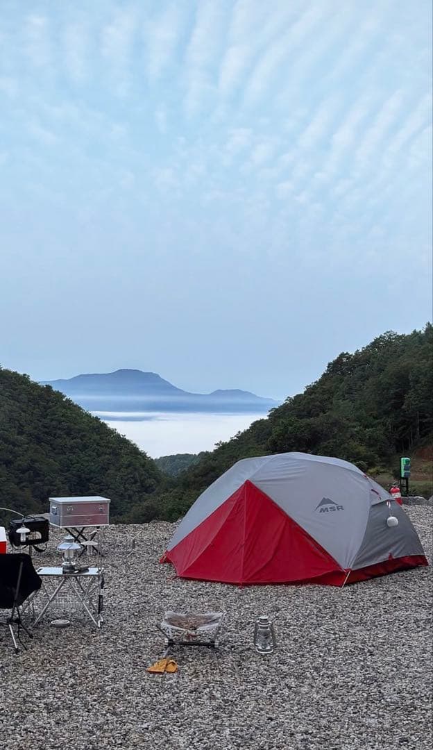 MSR 山岳用テント グレー/レッド