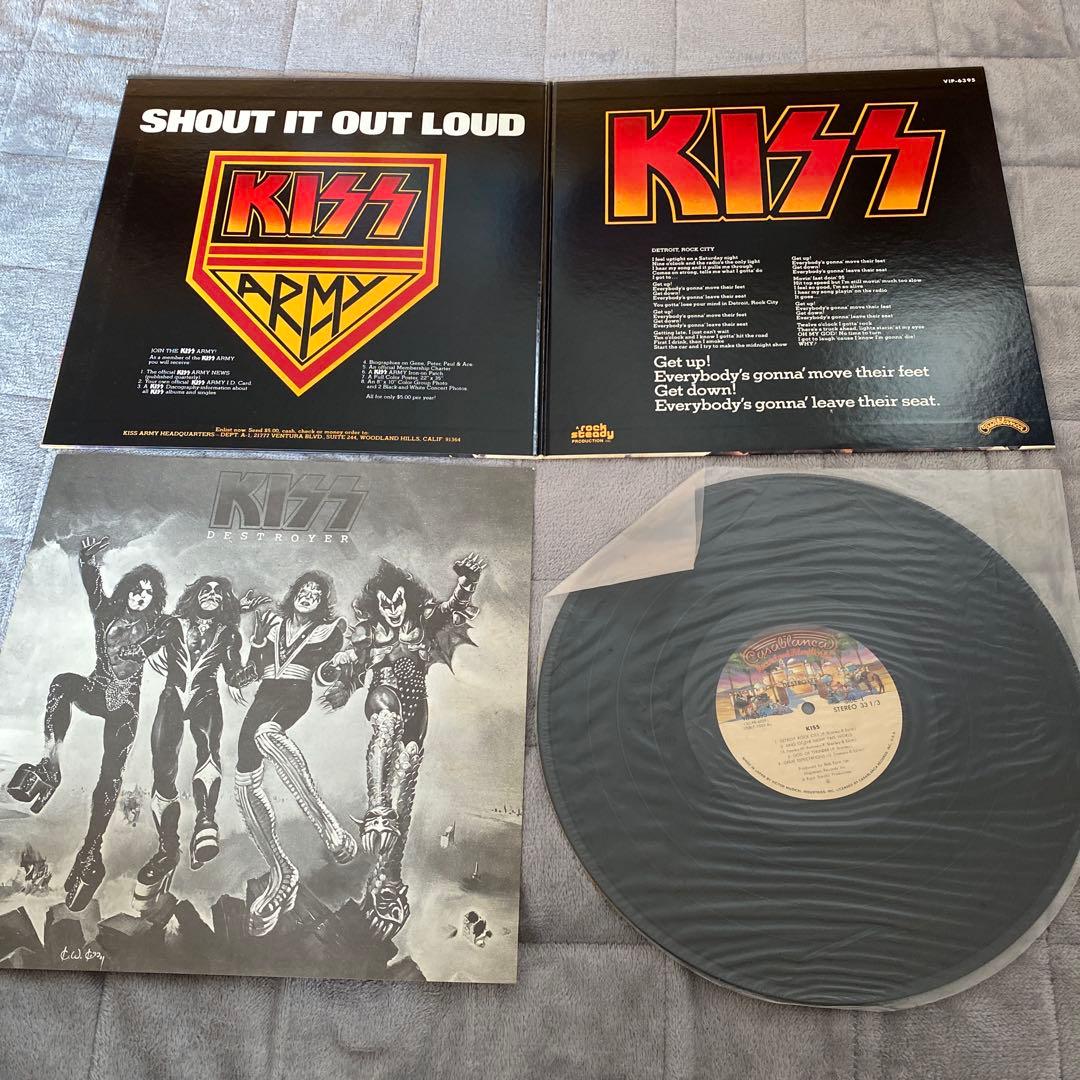 KISS レコード 3枚セット売り。 LOVE GUN 、DYNASTY、他