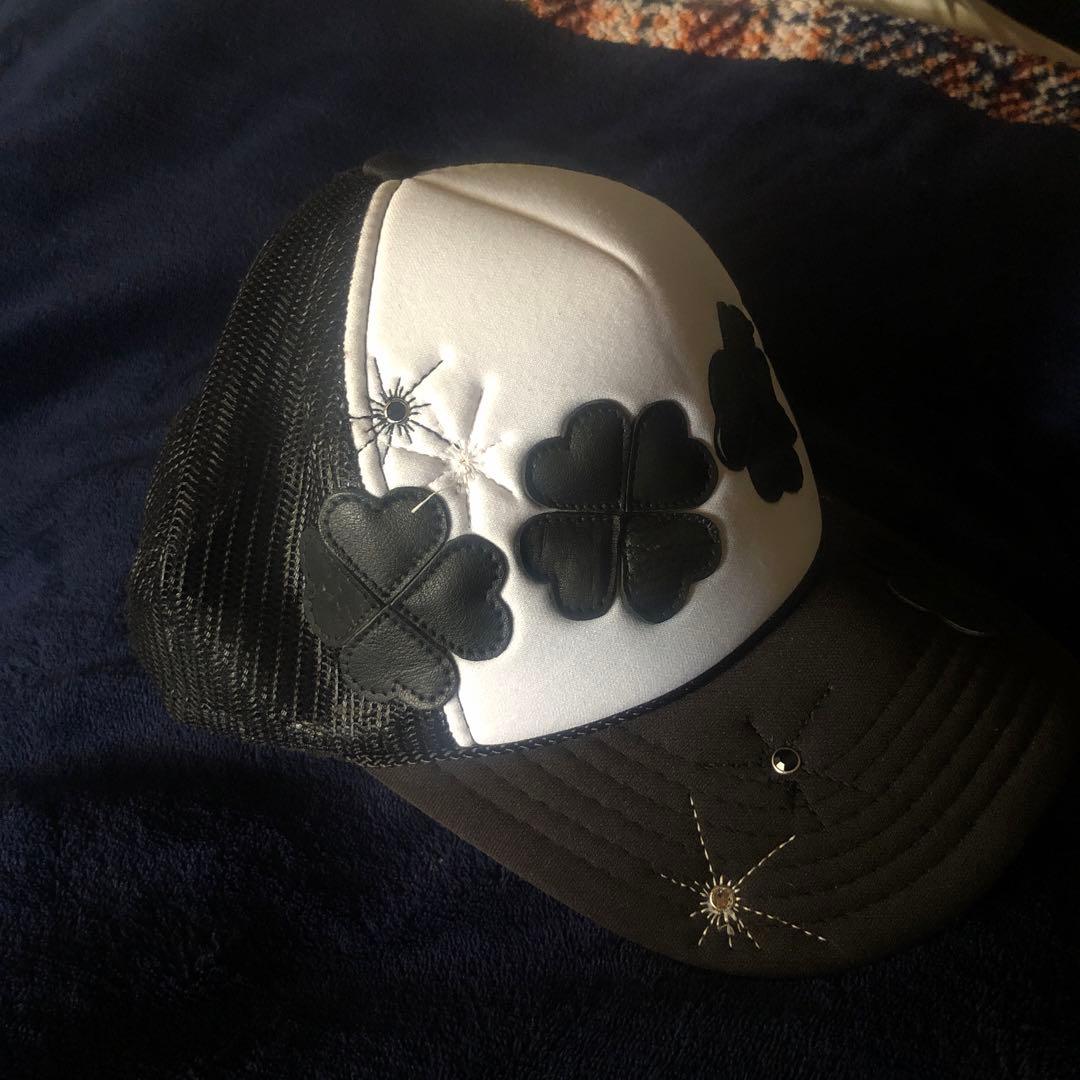 imozon saving clothingメッシュキャップ黒白