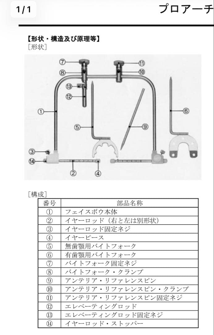【中古品】 プロアーチⅢEG フェイスボウセット