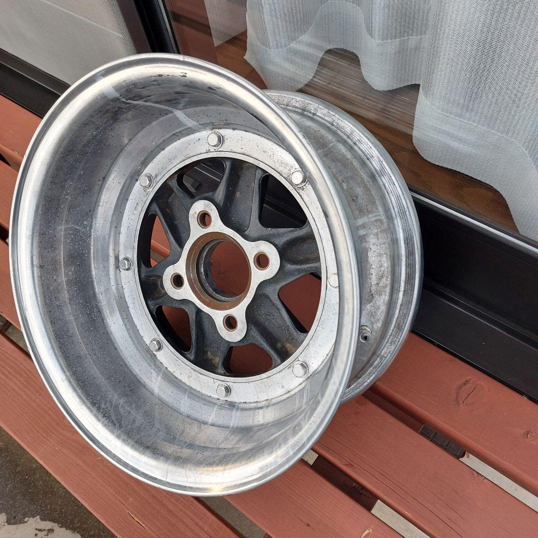 当時物　SSRロンシャン XR-4深リム中古アルミホイール　14インチ6.5