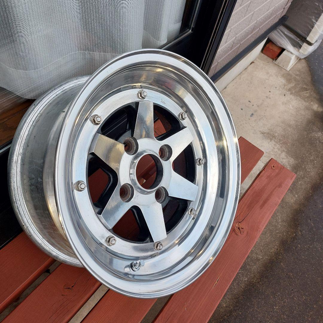 当時物　SSRロンシャン XR-4深リム中古アルミホイール　14インチ6.5