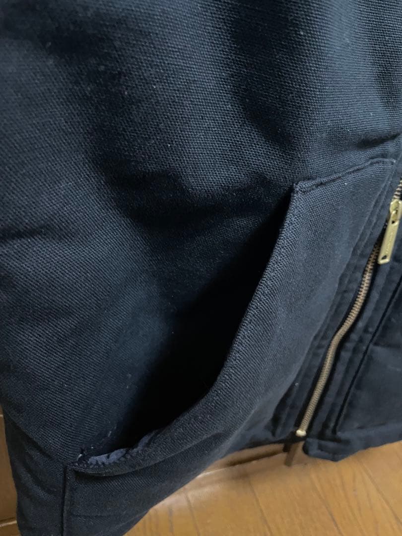 【美品】Carhartt V01 ダックベスト 黒 S メキシコ製