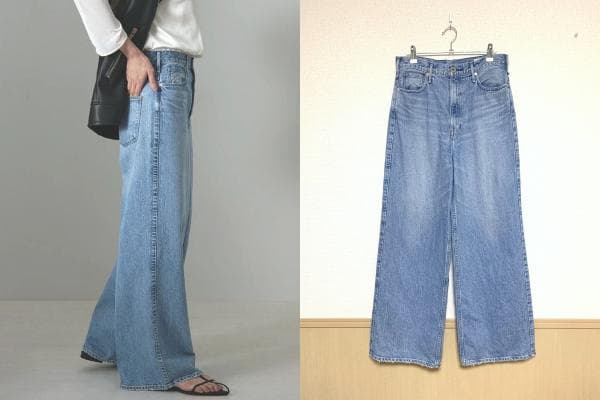 upper hights アッパーハイツ 25 ワイドデニム