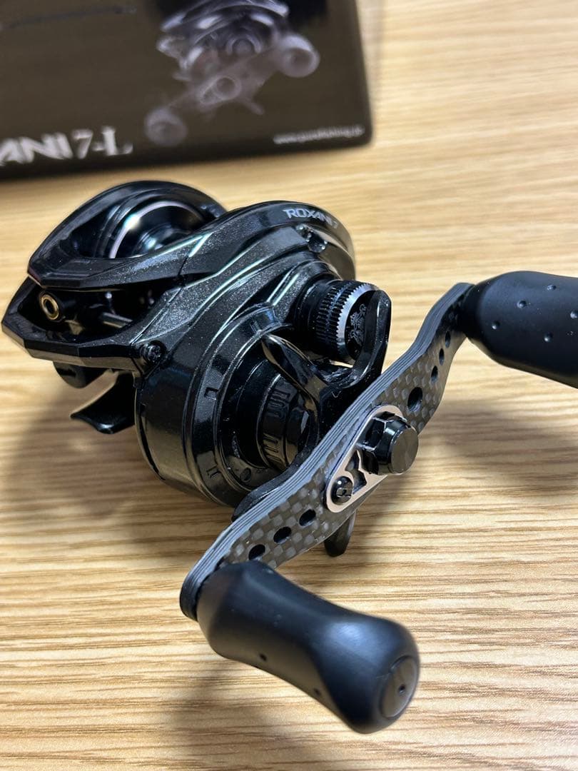 最終価格。アブガルシア！ロキサーニ7。左巻き。付属品完備。名機