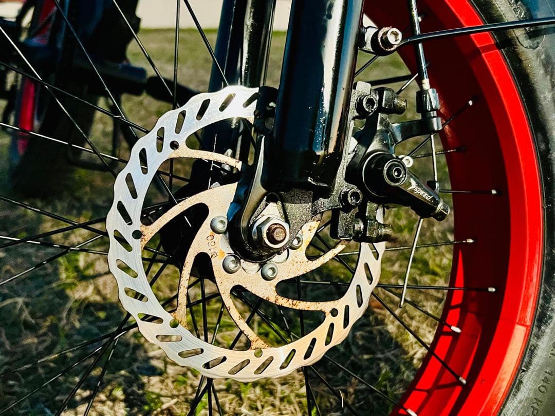 SUYIE 電動アシスト自転車 赤黒　動作確認済み