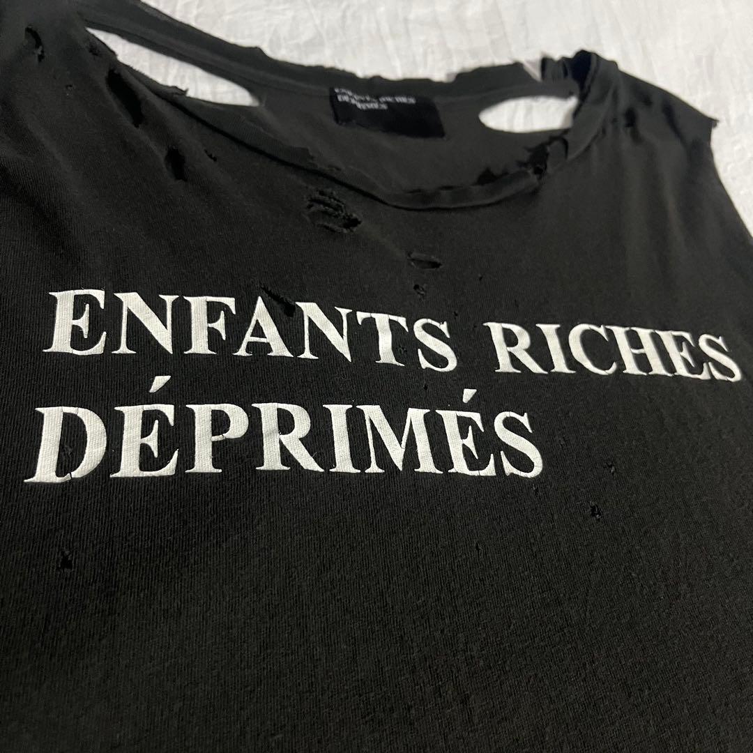 【used】 ERD cutoff no sleeve tops