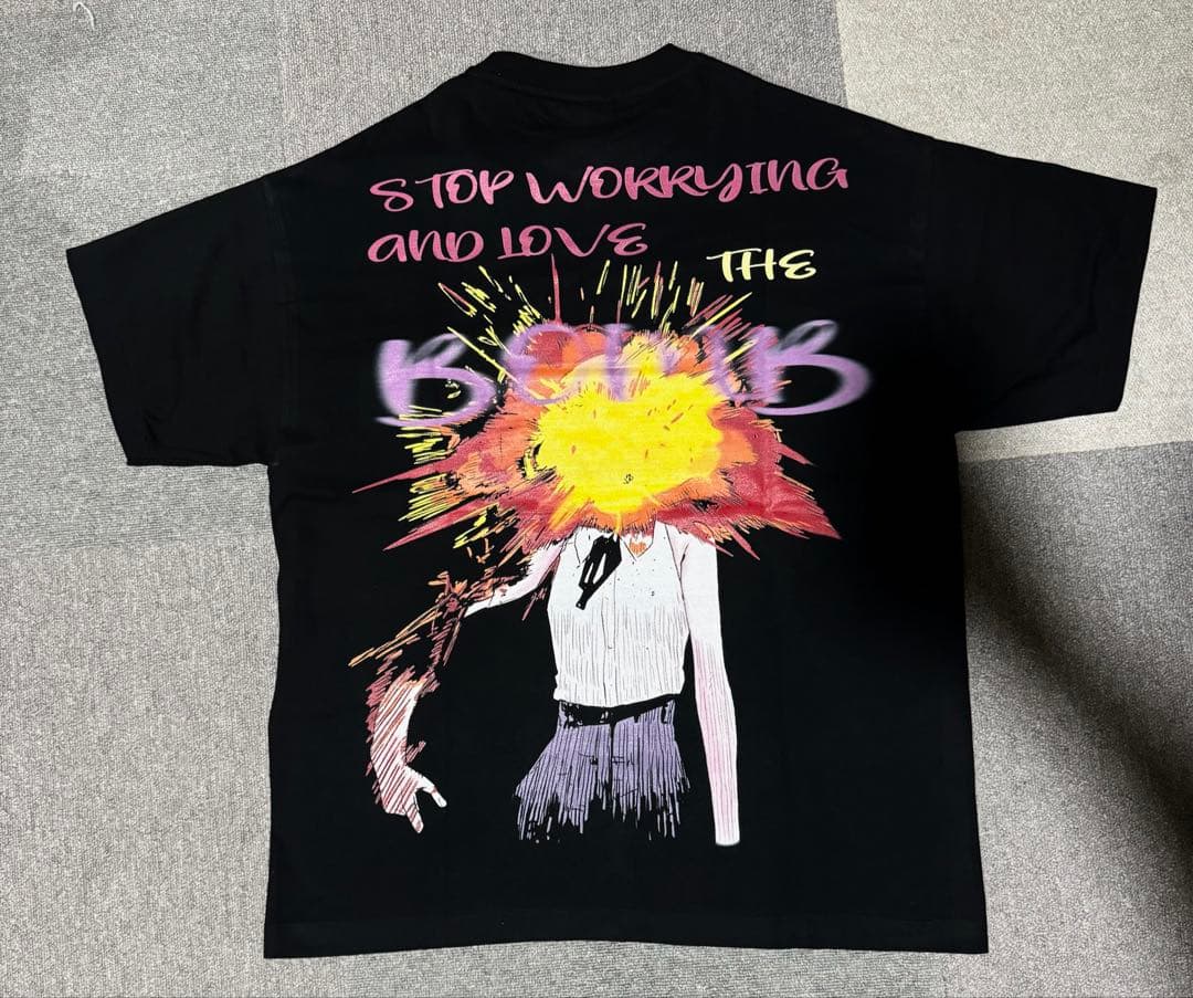 チェンソーマン レゼ アニメ Tシャツ ブラック XLsize black