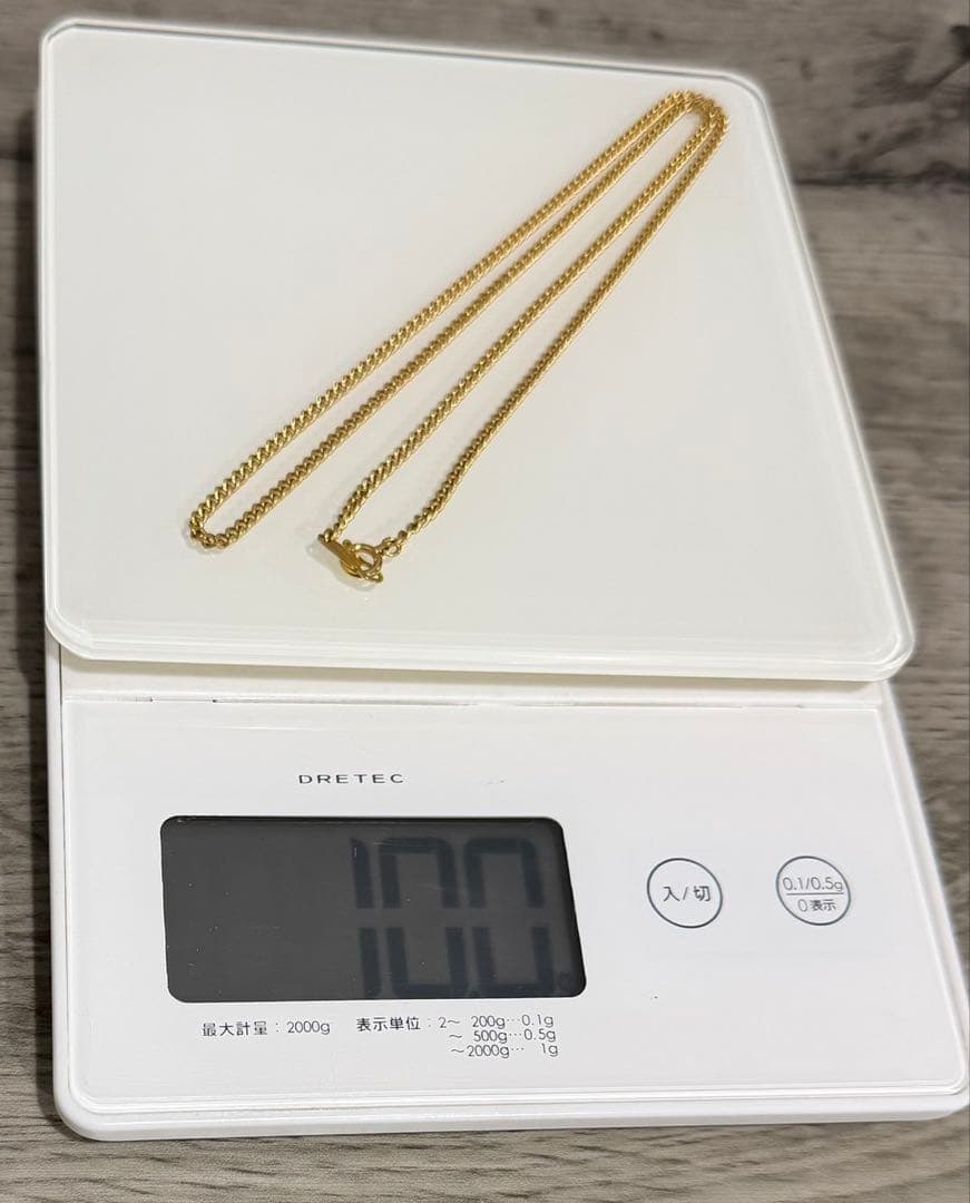 K18 チェーンネックレス