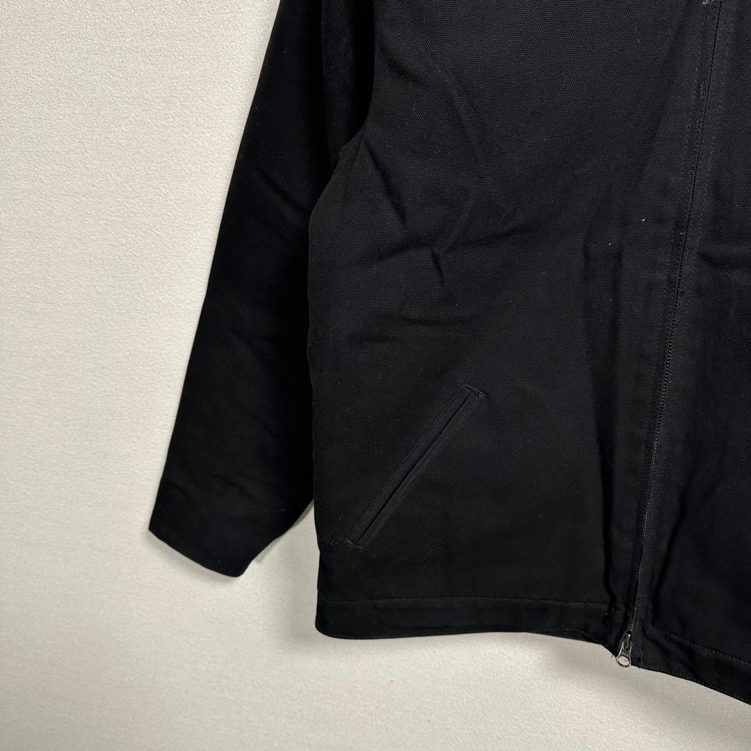 carhartt wip デトロイトジャケット 黒 S アメカジ バイカー